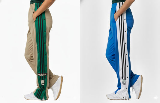 Casual Track Pant – Unisex Snap-Button Joggers with Classic Stripes - BUY 1 GET 1 FREE