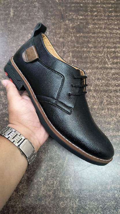 NoirCraft Derby Lace-Up Shoes