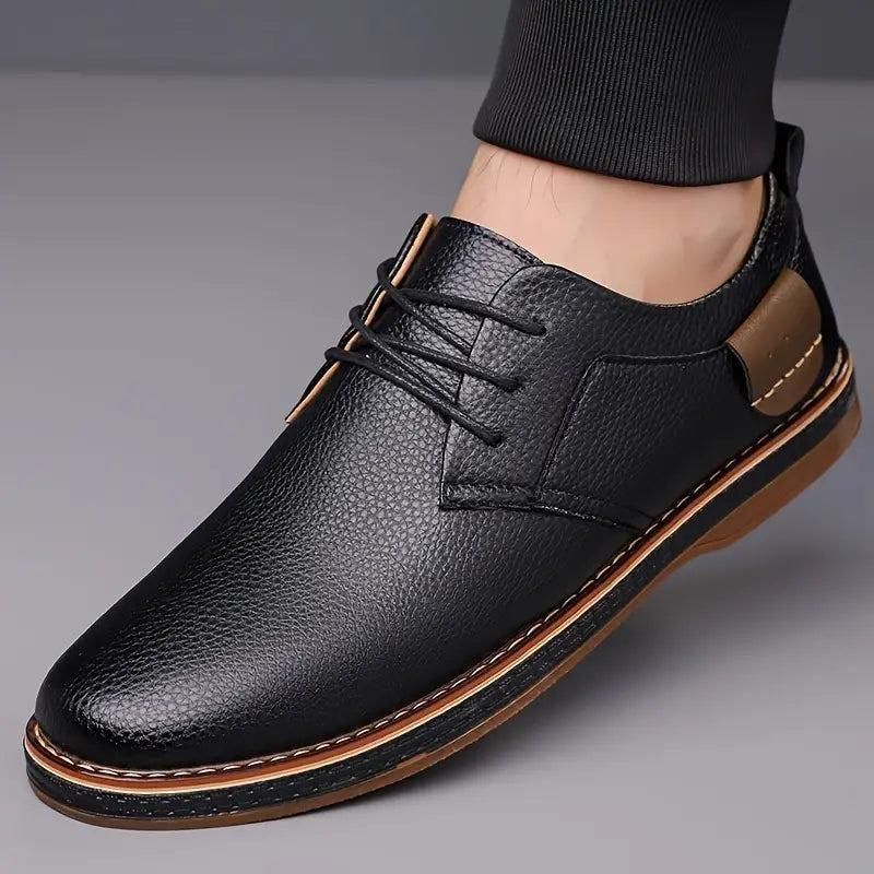 NoirCraft Derby Lace-Up Shoes