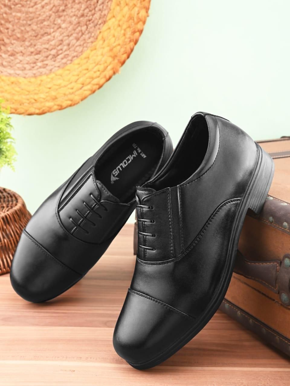 Prestige Black Oxford Shoes