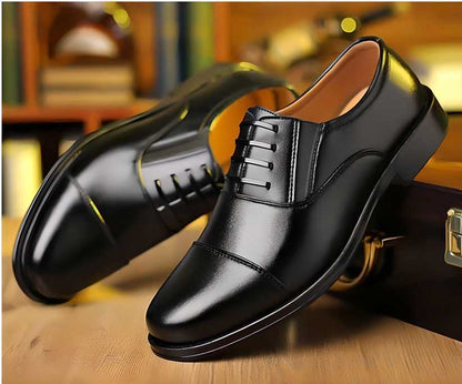 Prestige Black Oxford Shoes