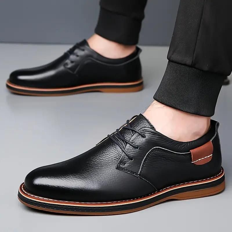 NoirCraft Derby Lace-Up Shoes
