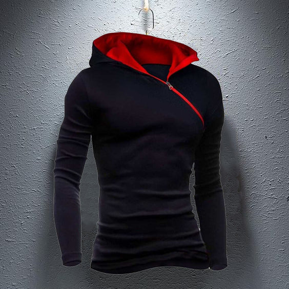 UrbanEdge Men’s Cotton Block Hoodie