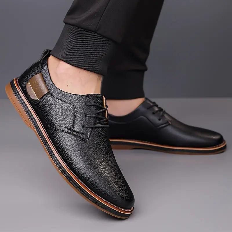 NoirCraft Derby Lace-Up Shoes