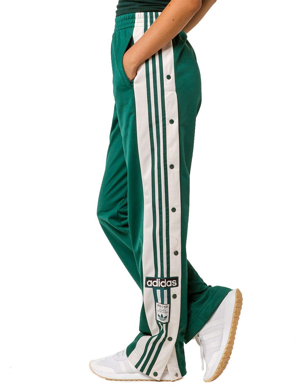 Casual Track Pant – Unisex Snap-Button Joggers with Classic Stripes