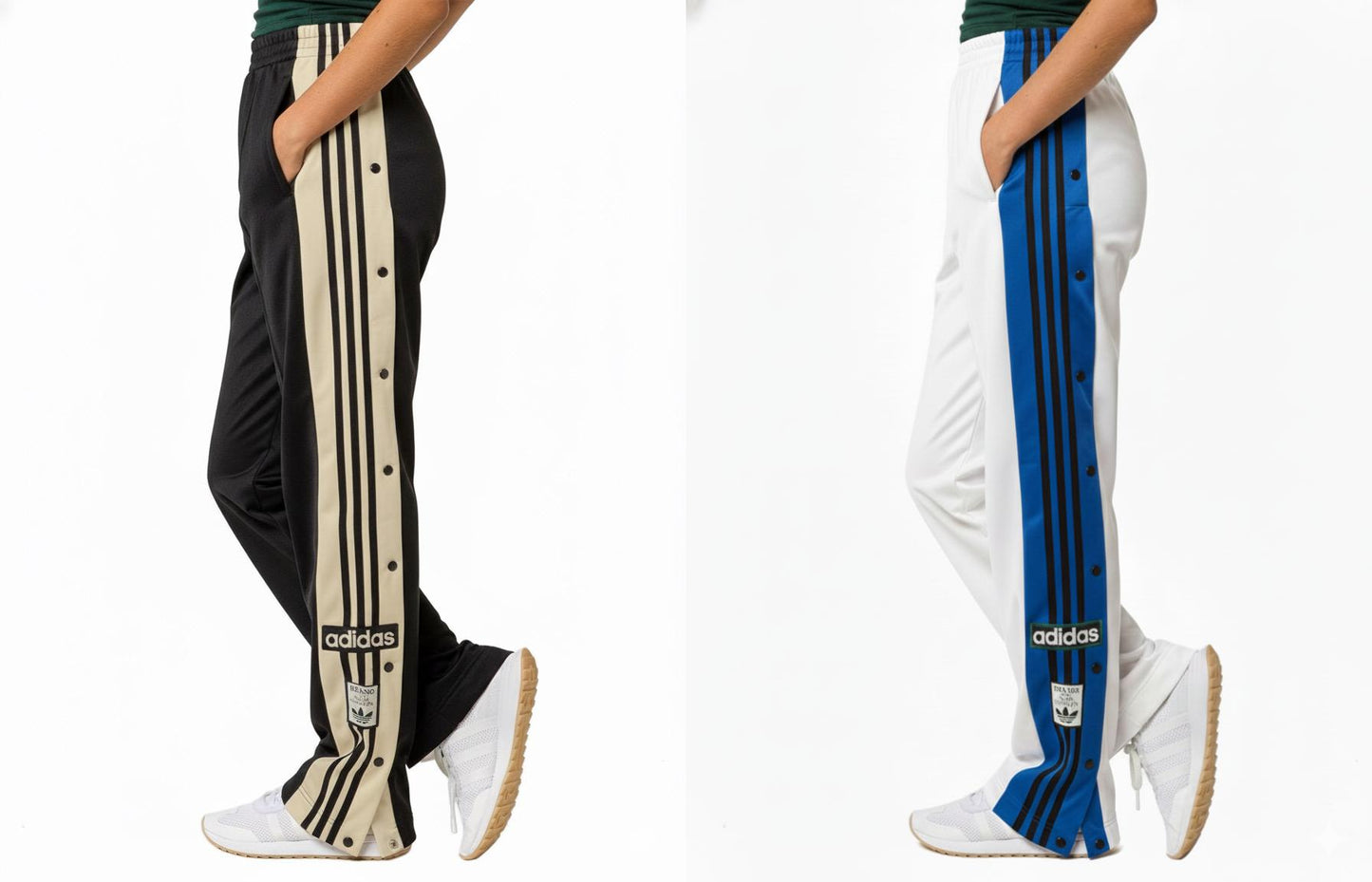 Casual Track Pant – Unisex Snap-Button Joggers with Classic Stripes - BUY 1 GET 1 FREE