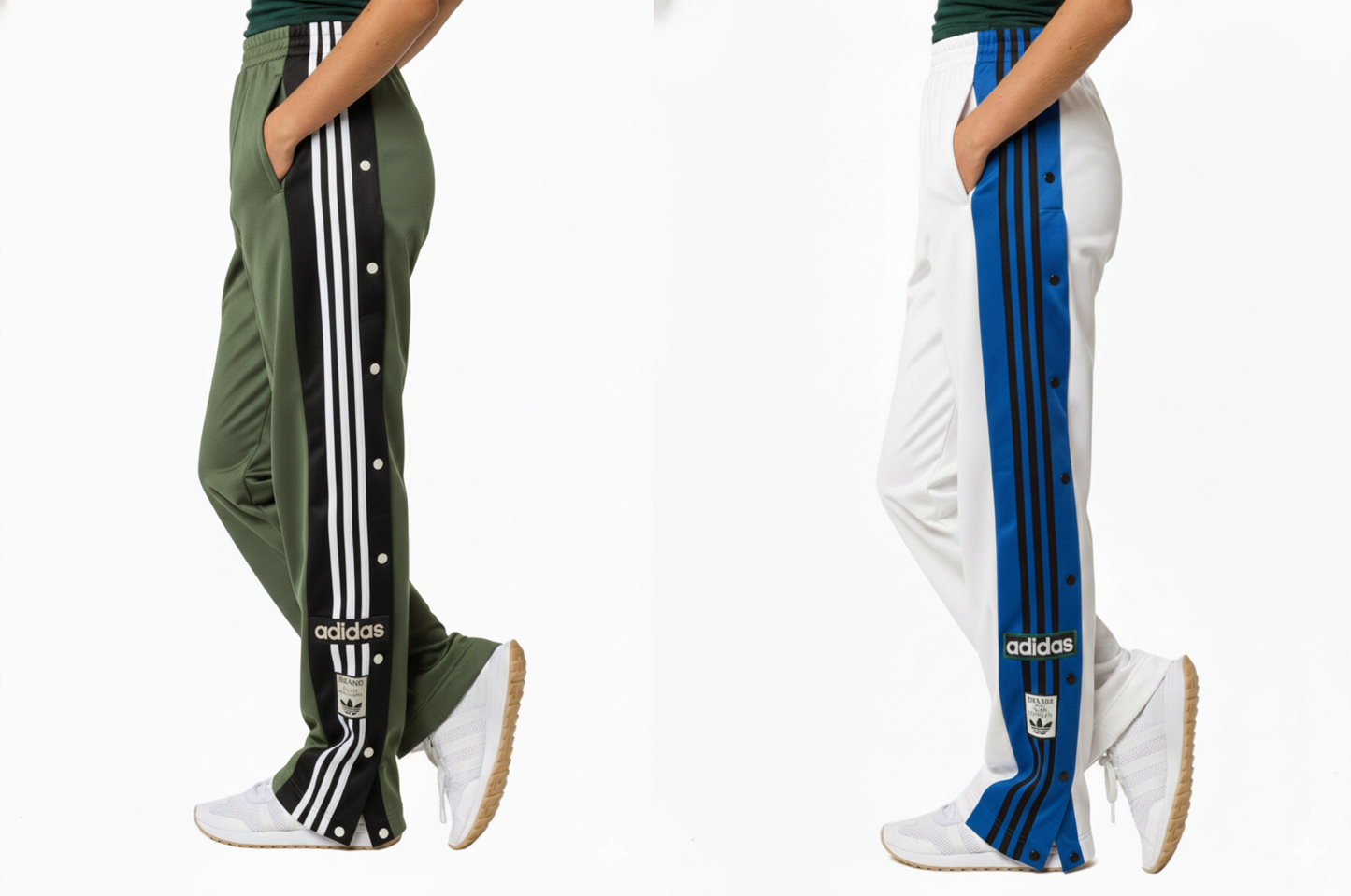 Casual Track Pant – Unisex Snap-Button Joggers with Classic Stripes - BUY 1 GET 1 FREE